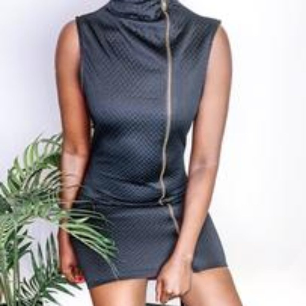 Make Your Day Zipper Dress